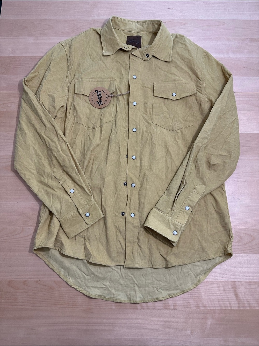 Ottway the Lable NWT Long Sleeve Mustard corduroy XL